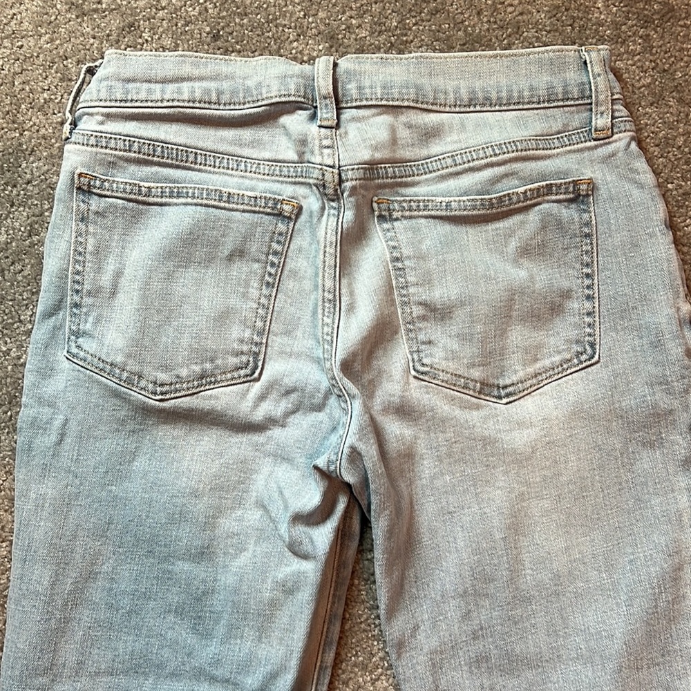 Gap Girlfriend Mid Rise Raw Hem Jeans - Picture 12 of 12